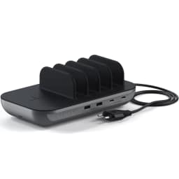 Беспроводное зарядное устройство Satechi Dock5 Multi-Device Charging Station Space Grey, Серый — фото 3