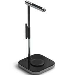 Беспроводное зарядное устройство Satechi 2-in-1 Headphone Stand with Wireless Charger Space Grey, Серый — фото 3