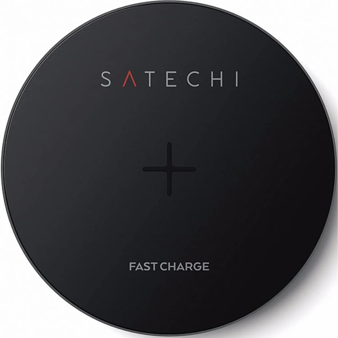 Беспроводное зарядное устройство Satechi Wireless Charger Space Grey, Серый — фото 2