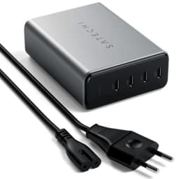 Сетевое зарядное устройство Satechi 165W USB-C 4-Port PD GaN Charger Space Gray, Серый — фото 2