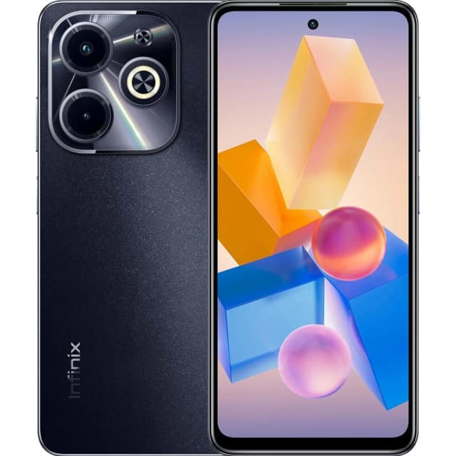 Смартфон Infinix Hot 40i 4 Starlit Black, Черный
