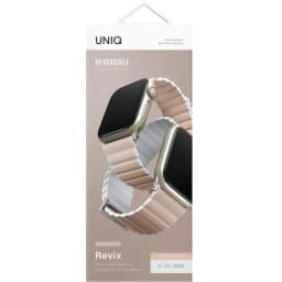 Ремешок Uniq Revix Premium для Apple Watch 38 40 41 Blush Pink White, Розовый — фото 2