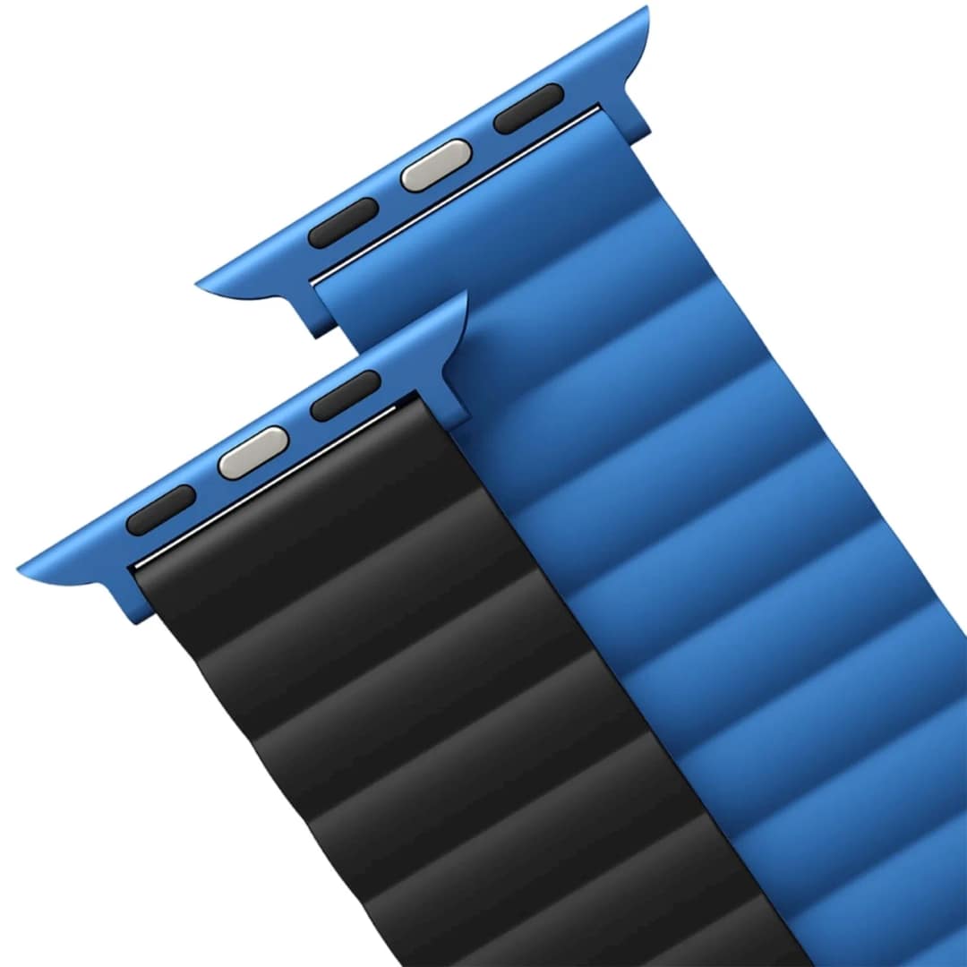 Ремешок Uniq Revix reversible Magnetic для Apple Watch 38 40 41 Blue Black, Синий — фото 3