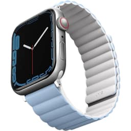 Ремешок Uniq Revix reversible Magnetic для Apple Watch 38 40 41 White Arctic Blue, Голубой — фото 4