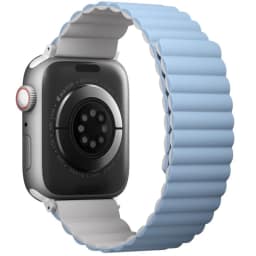 Ремешок Uniq Revix reversible Magnetic для Apple Watch 38 40 41 White Arctic Blue, Голубой — фото 5