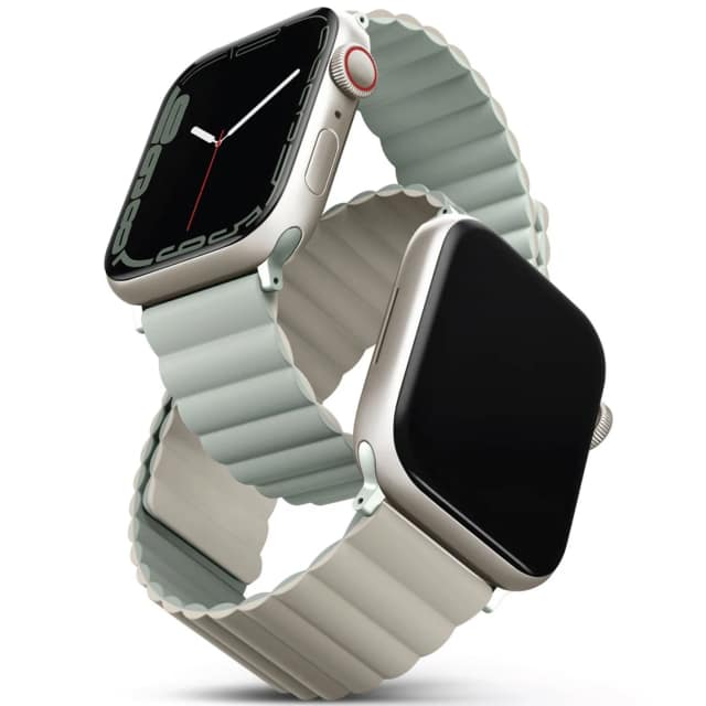 Ремешок Uniq Revix reversible Magnetic для Apple Watch 38 40 41 Sage Beige, Бежевый