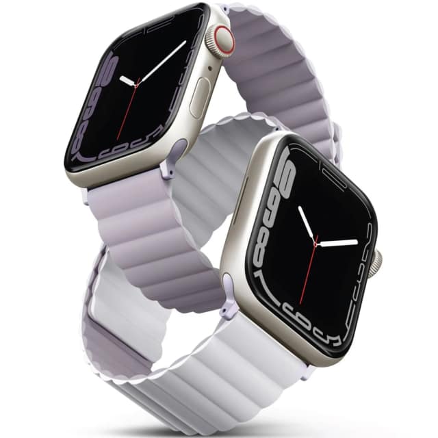 Ремешок Uniq Revix reversible Magnetic для Apple Watch 38 40 41 Lilac White, Фиолетовый