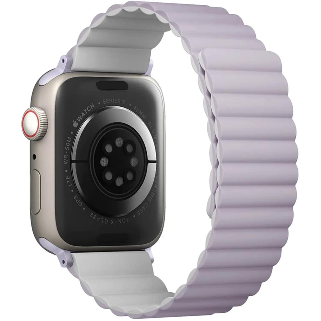 Ремешок Uniq Revix reversible Magnetic для Apple Watch 38 40 41 Lilac White, Фиолетовый — фото 7