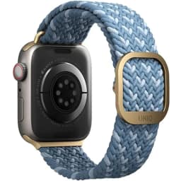 Ремешок Uniq Aspen Design Strap Braided для Apple Watch 38 40 41 Cerulean Blue, Голубой — фото 1