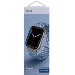 Ремешок Uniq Aspen Design Strap Braided для Apple Watch 38 40 41 Cerulean Blue, Голубой — фото 3