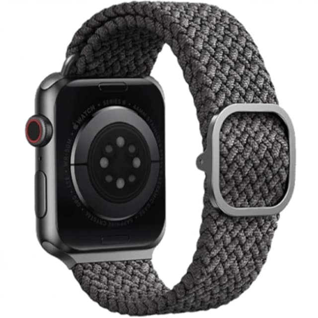 Ремешок Uniq Aspen Design Strap Braided для Apple Watch 38 40 41 Grey, Серый