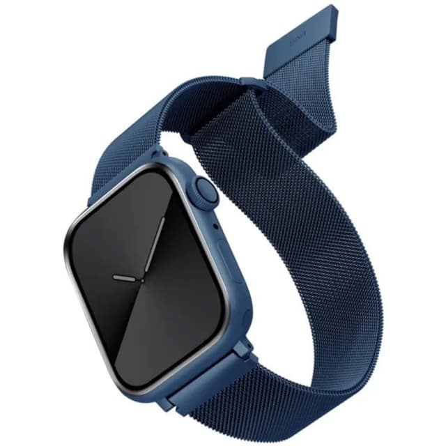 Ремешок Uniq Dante Strap Mesh Steel для Apple Watch 38 40 41 Cobalt blue, Синий