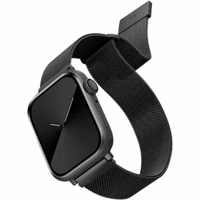 Ремешок Uniq Dante Strap Mesh Steel для Apple Watch 44 45 49 Graphite, Серый