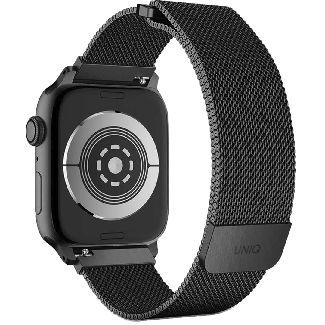 Ремешок Uniq Dante Strap Mesh Steel для Apple Watch 44 45 49 Graphite, Серый — фото 2