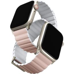 Ремешок Uniq Revix Premium для Apple Watch 44 45 49 Pink White, Розовый — фото 1