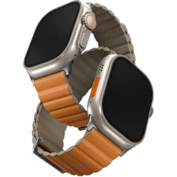 Ремешок Uniq Revix Premium для Apple Watch 44 45 49 Orange Khaki, Оранжевый — фото 1