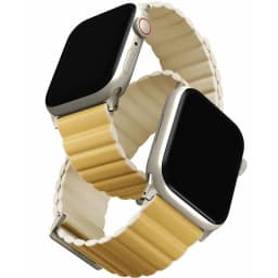 Ремешок Uniq Revix Premium для Apple Watch 44 45 49 Canary Yellow Ivory, Желтый — фото 1