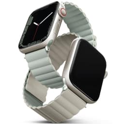 Ремешок Uniq Revix reversible Magnetic для Apple Watch 44 45 49 Sage Beige, Бежевый — фото 1