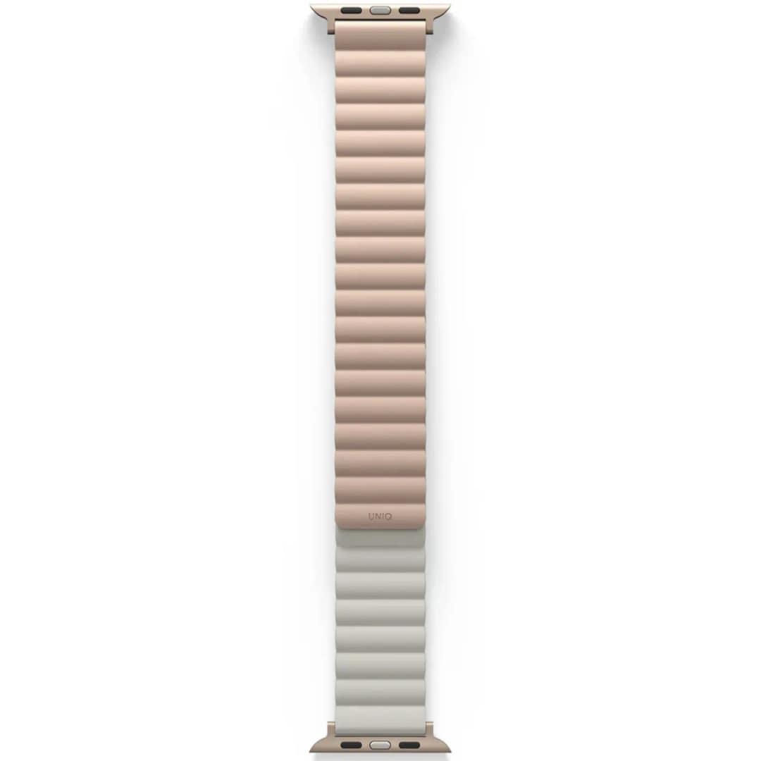 Ремешок Uniq Revix reversible Magnetic для Apple Watch 44 45 49 Pink Beige, Розовый — фото 4