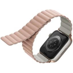 Ремешок Uniq Revix reversible Magnetic для Apple Watch 44 45 49 Pink Beige, Розовый — фото 6
