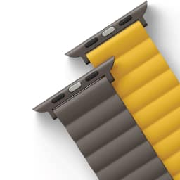 Ремешок Uniq Revix reversible Magnetic для Apple Watch 44 45 49 Mustard Khaki, Желтый — фото 2