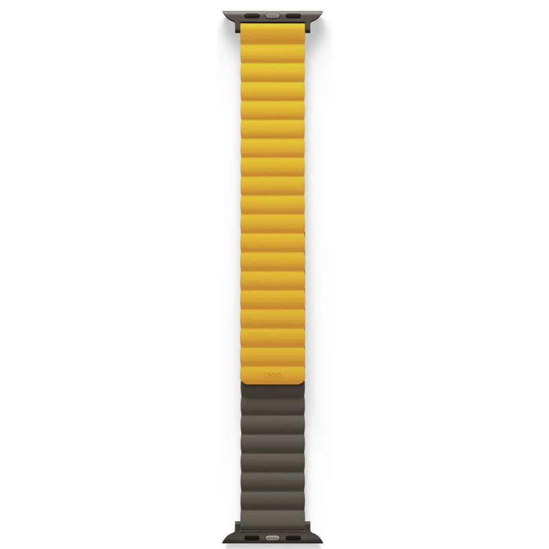 Ремешок Uniq Revix reversible Magnetic для Apple Watch 44 45 49 Mustard Khaki, Желтый — фото 4