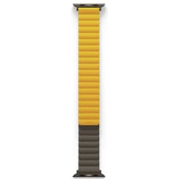Ремешок Uniq Revix reversible Magnetic для Apple Watch 44 45 49 Mustard Khaki, Желтый — фото 4