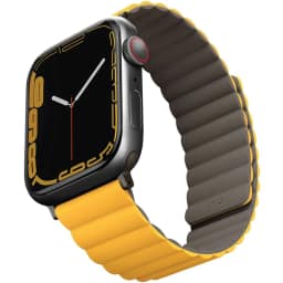 Ремешок Uniq Revix reversible Magnetic для Apple Watch 44 45 49 Mustard Khaki, Желтый — фото 7