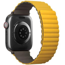 Ремешок Uniq Revix reversible Magnetic для Apple Watch 44 45 49 Mustard Khaki, Желтый — фото 8