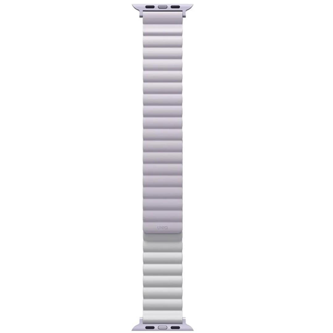 Ремешок Uniq Revix reversible Magnetic для Apple Watch 44 45 49 Lilac White, Фиолетовый — фото 3