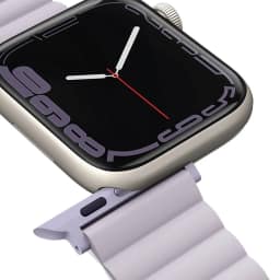 Ремешок Uniq Revix reversible Magnetic для Apple Watch 44 45 49 Lilac White, Фиолетовый — фото 5