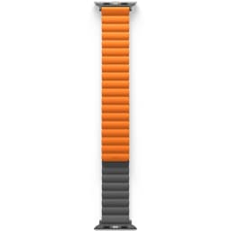 Ремешок Uniq Revix reversible Magnetic для Apple Watch 44 45 49 Grey Orange, Оранжевый — фото 2