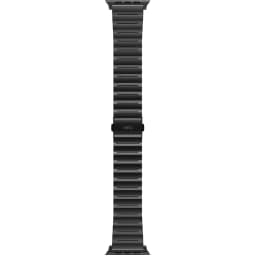 Ремешок Uniq Strova Strap Link Steel для Apple Watch 44 45 49 Gray, Черный — фото 2