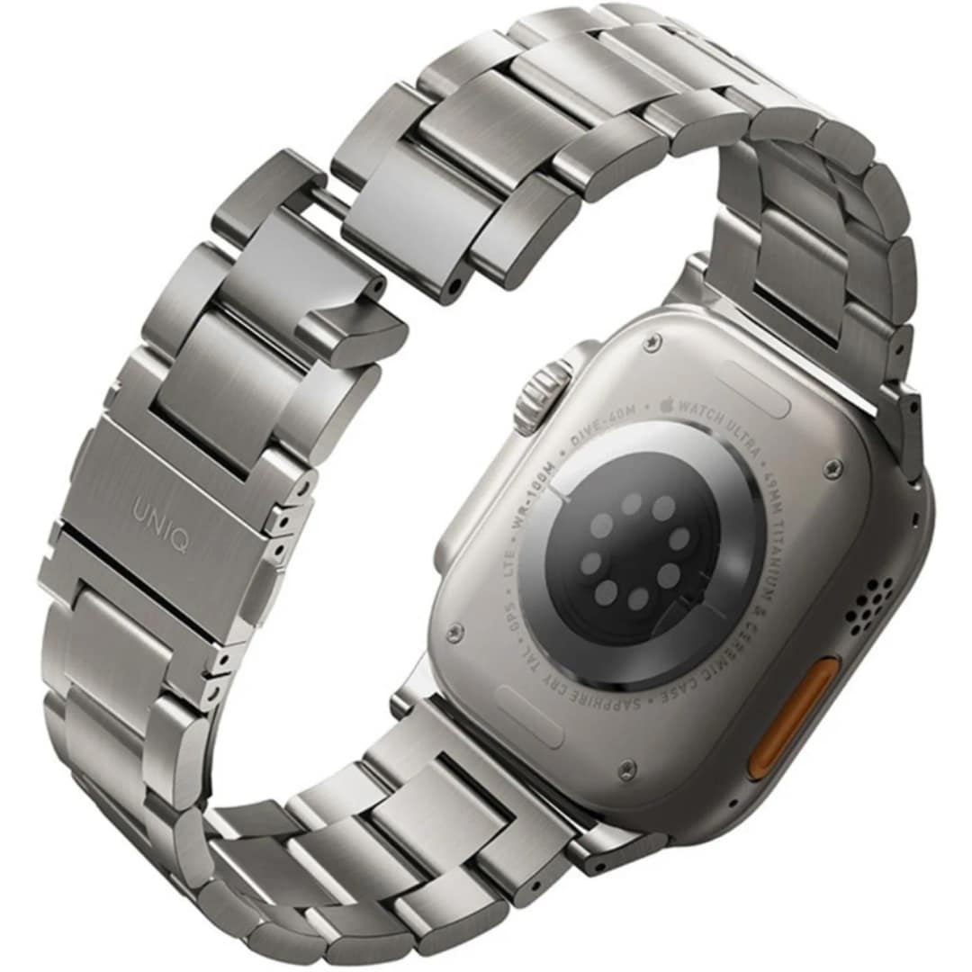 Ремешок Uniq Osta Steel Strap для Apple Watch 44 45 49 Silver, Серебристый — фото 2