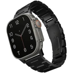 Ремешок Uniq Osta Steel Strap для Apple Watch 44 45 49 Black, Черный — фото 1