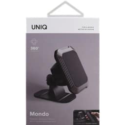 Автомобильный держатель Uniq Mondo Magnetic Dashboard Black, Черный — фото 3