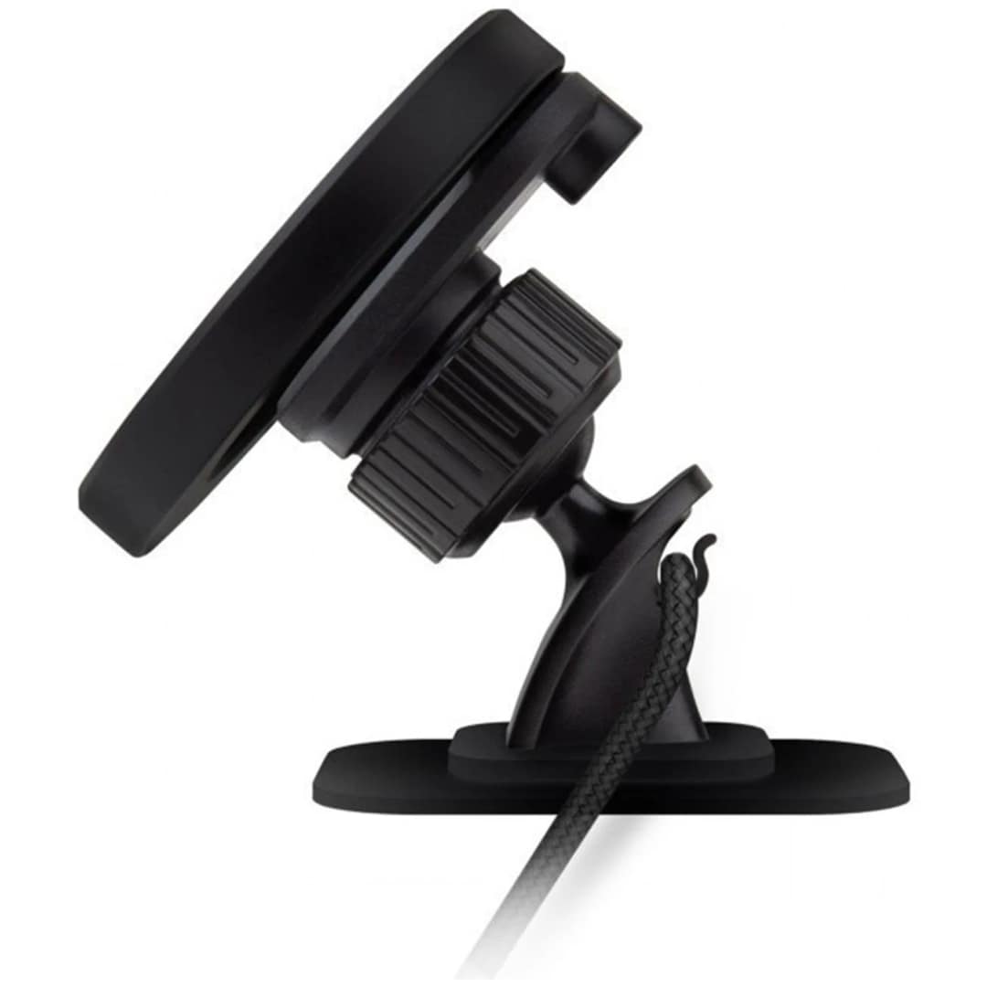 Автомобильный держатель Uniq Trelix Magnetic Dashboard Car mount Black, Черный — фото 4