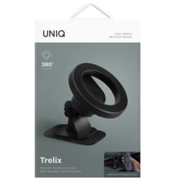 Автомобильный держатель Uniq Trelix Magnetic Dashboard Car mount Black, Черный — фото 5
