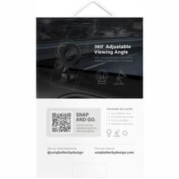 Автомобильный держатель Uniq Trelix Magnetic Dashboard Car mount Black, Черный — фото 6