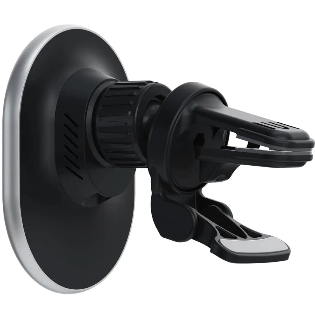 Автомобильный держатель Satechi Magnetic Wireless Car Charger Space Gray, Серый — фото 3