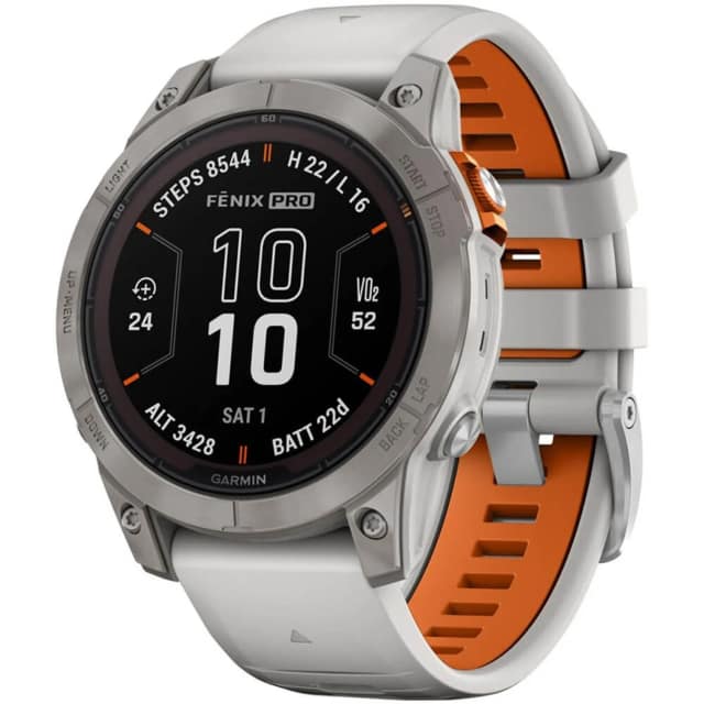 Умные часы Garmin Fenix 7X Pro Sapphire Solar Edition Ember Orange, Gray