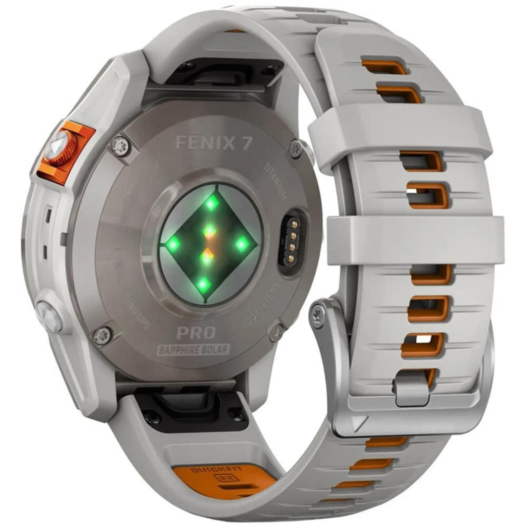Умные часы Garmin Fenix 7X Pro Sapphire Solar Edition Ember Orange, Gray — фото 2