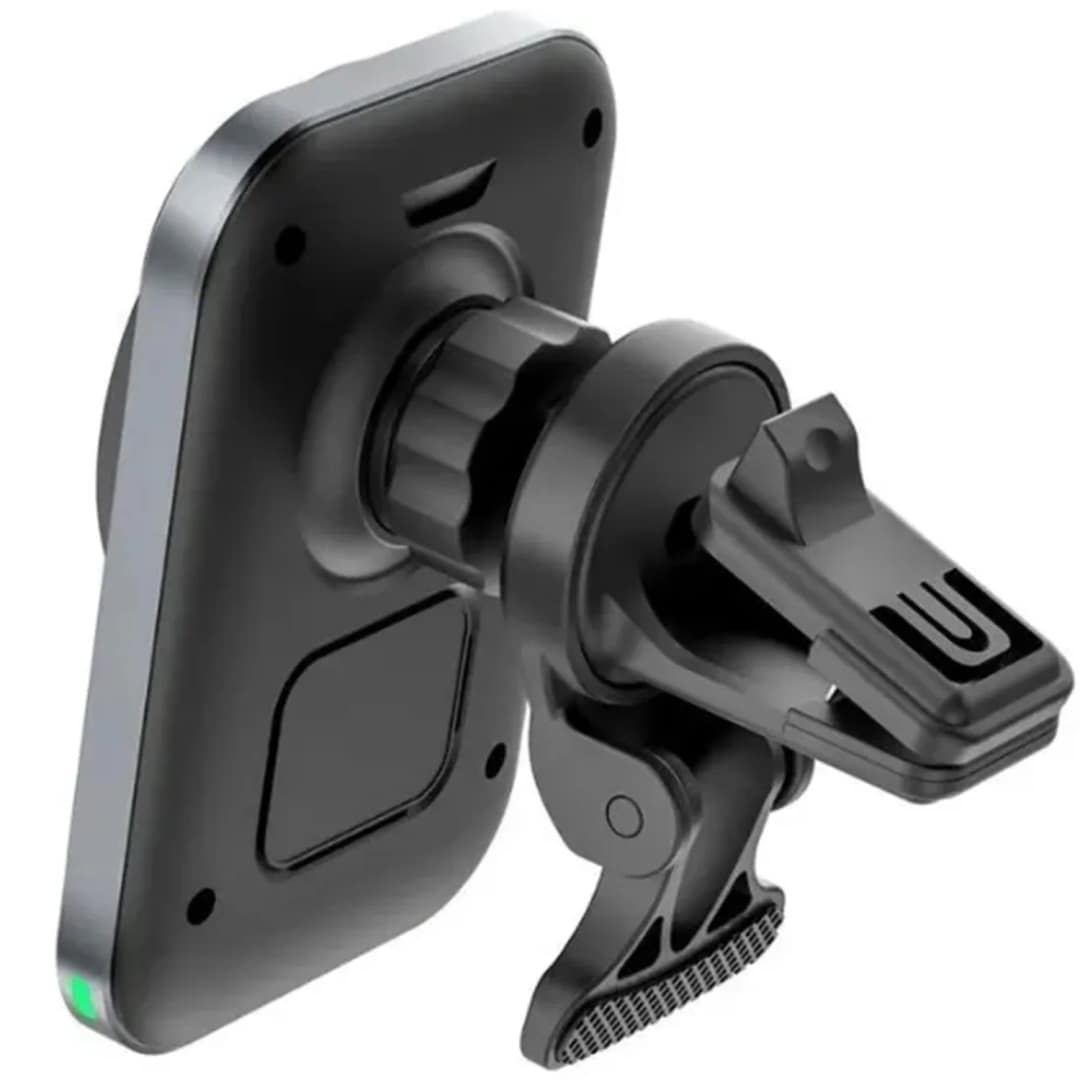 Автомобильный держатель WiWU Freelander Magnetic 15W Wireless Charger Black, Черный — фото 2