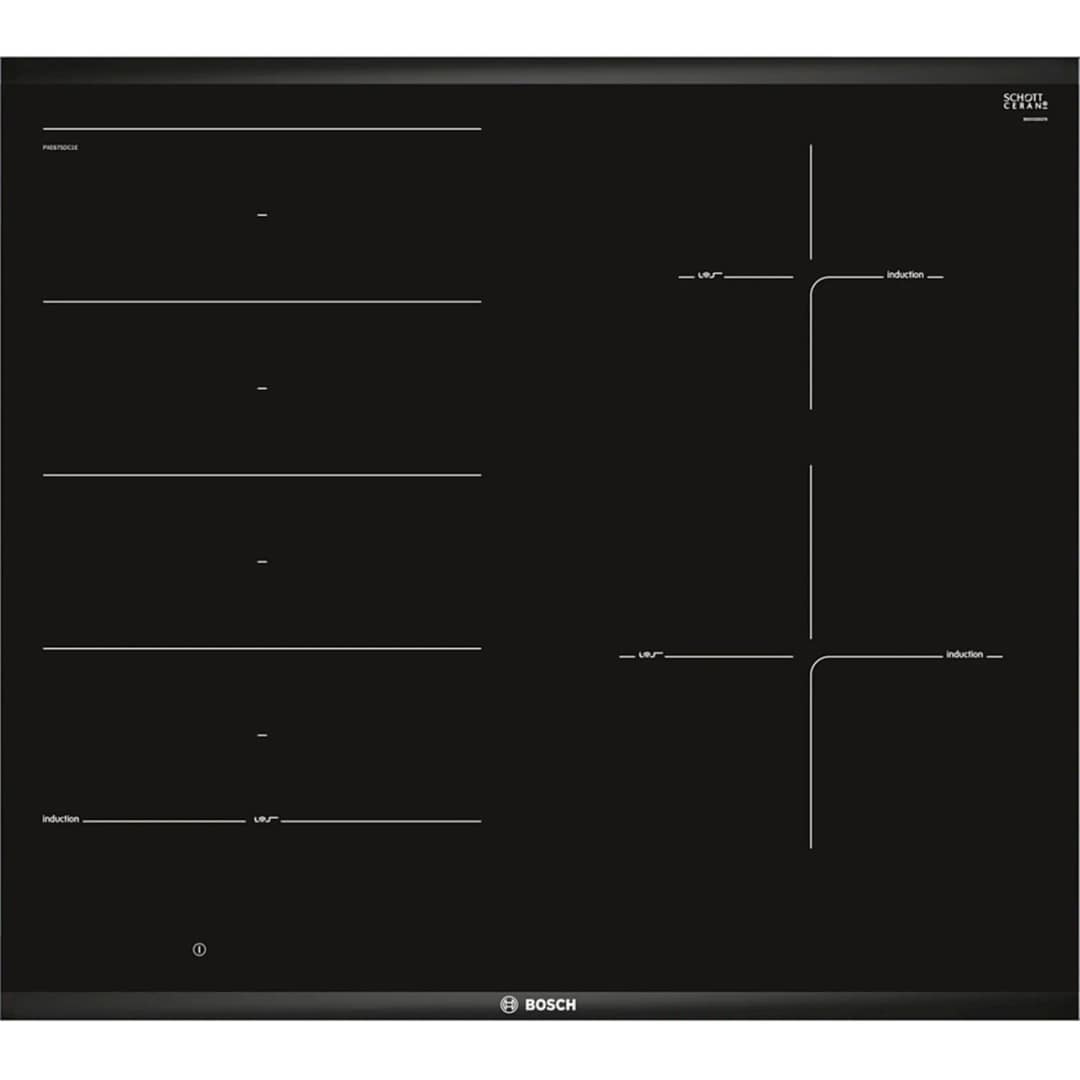 Индукционная варочная панель Bosch Serie 6 PXE675DC1E Black, Черный — фото 2