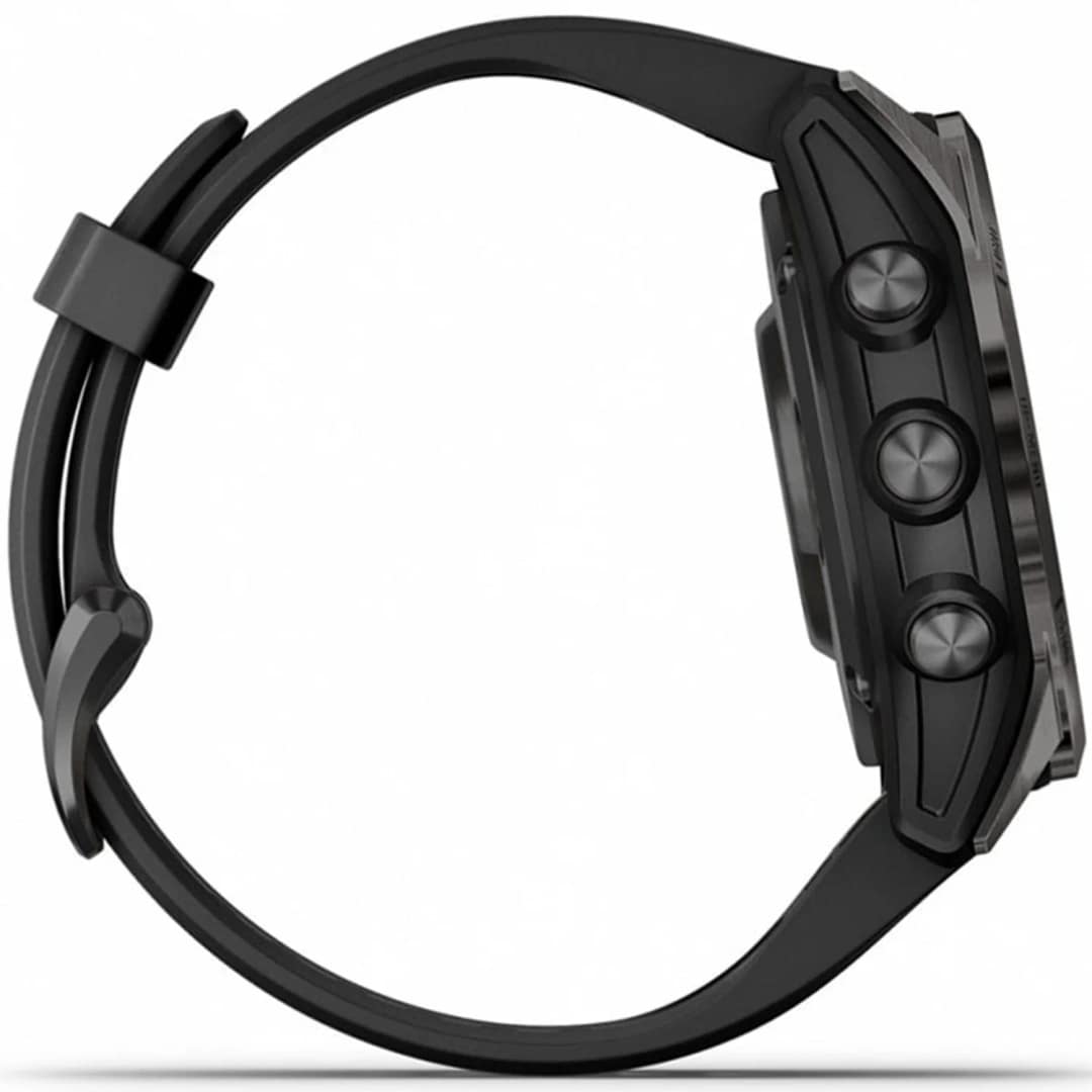 Умные часы Garmin Fenix 7S Pro Sapphire Solar Edition Black, Черный — фото 4