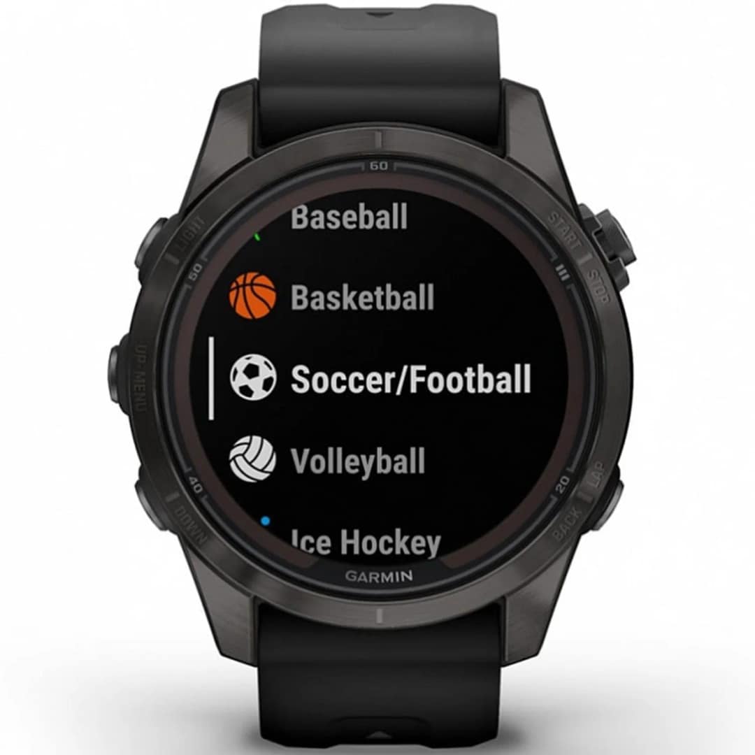 Умные часы Garmin Fenix 7S Pro Sapphire Solar Edition Black, Черный — фото 7