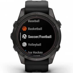 Умные часы Garmin Fenix 7S Pro Sapphire Solar Edition Black, Черный — фото 7