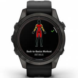 Умные часы Garmin Fenix 7S Pro Sapphire Solar Edition Black, Черный — фото 8