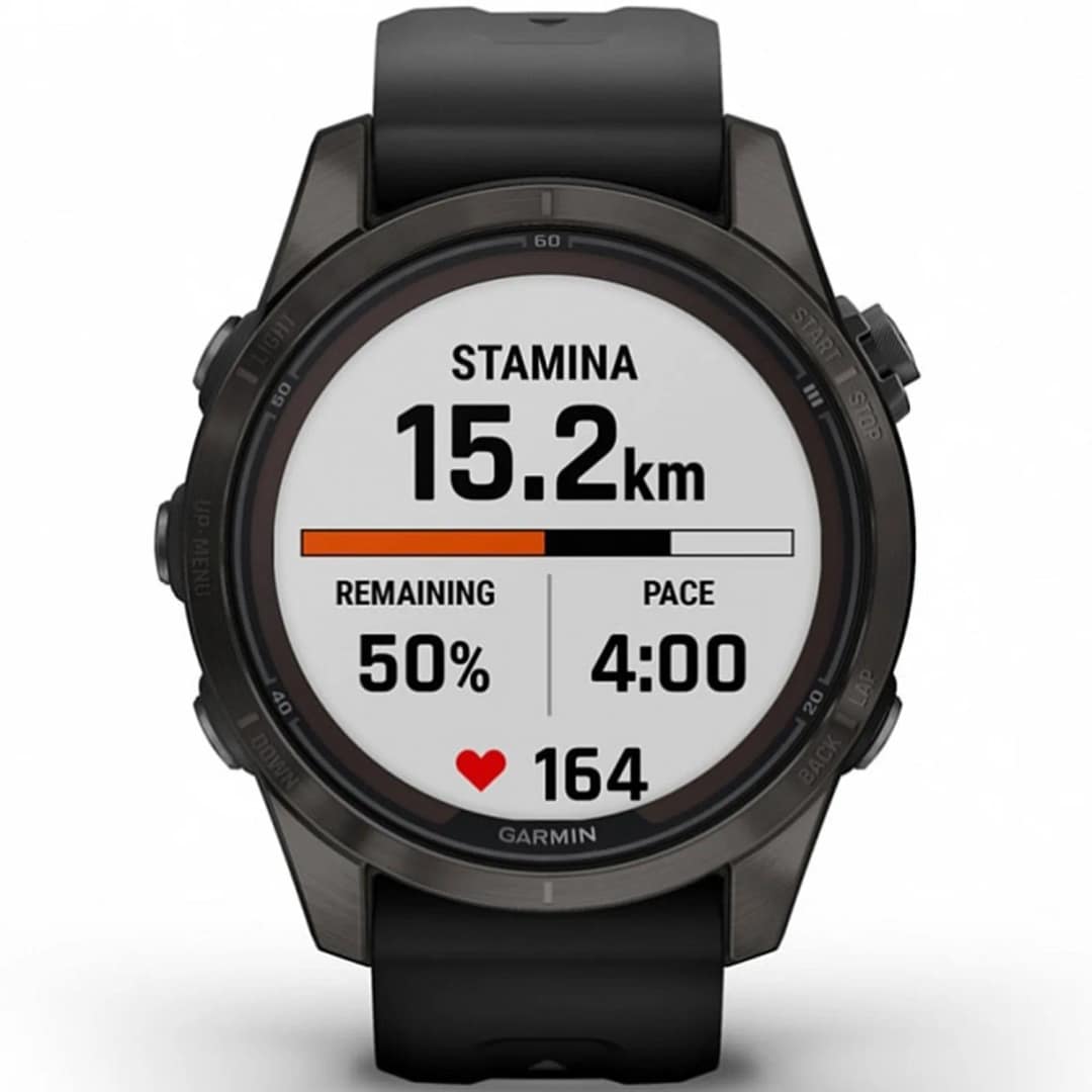 Умные часы Garmin Fenix 7S Pro Sapphire Solar Edition Black, Черный — фото 9