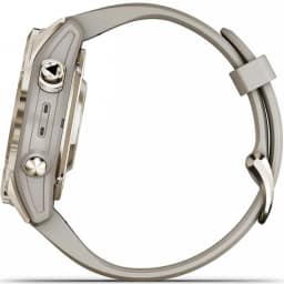 Умные часы Garmin Fenix 7S Pro Sapphire Solar Edition Soft Gold Light Sand, Золотистый — фото 3
